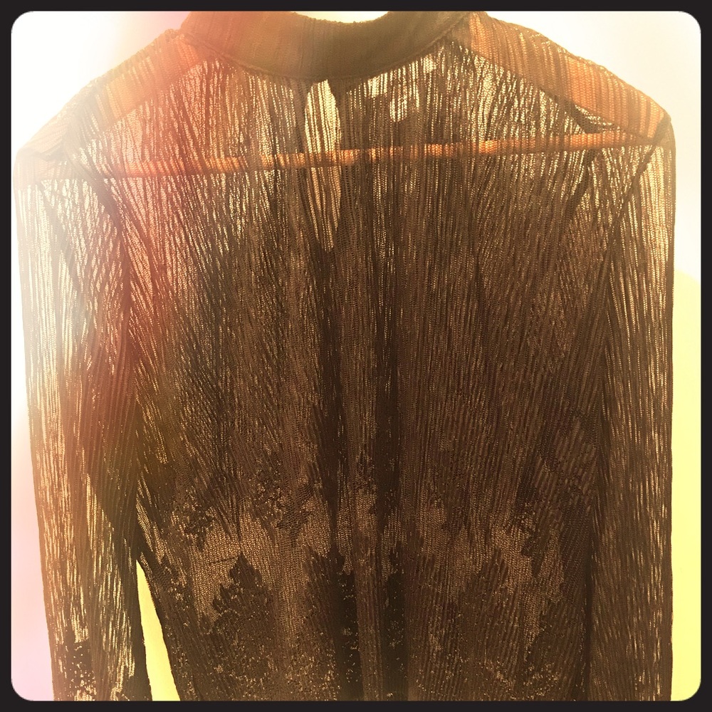 Bar III see through blouse